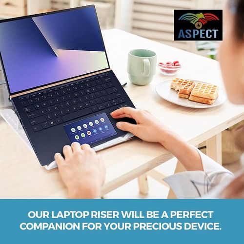 MaxLift 8-hoek verstelbare laptopstandaard: ergonomisch en draagbaar, max. 15,6 inch